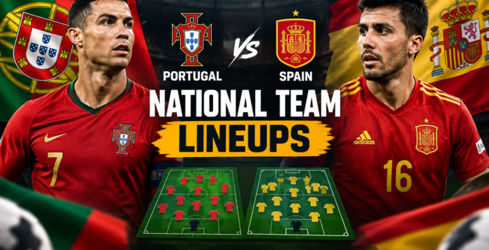 Portugal vs Spain on pg 1